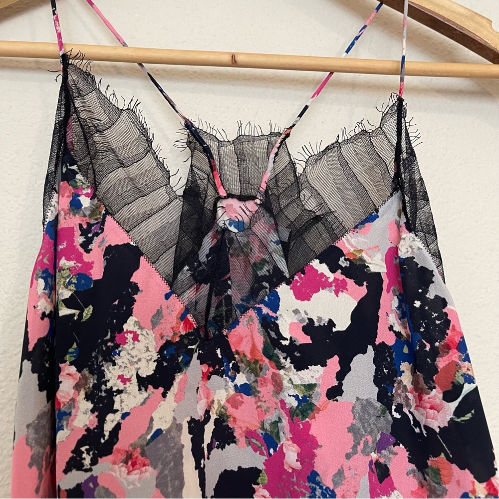 Iro Berwyn Printed Ruffle Colorful Cami S - Picture 8 of 12